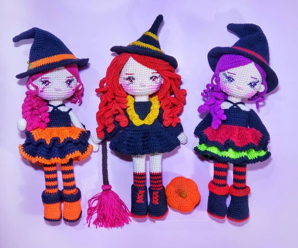 Receita Bruxas Amigurumi