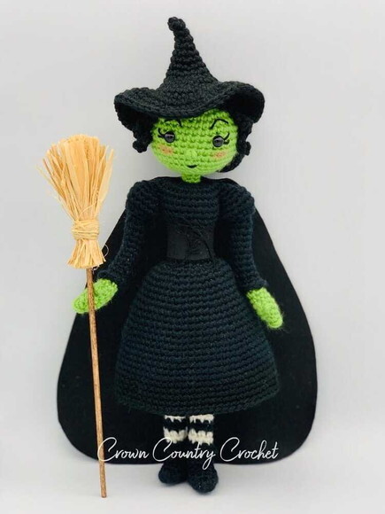Receita Bruxa Amigurumi
