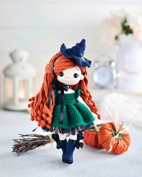 Receita Bruxinha Amigurumi