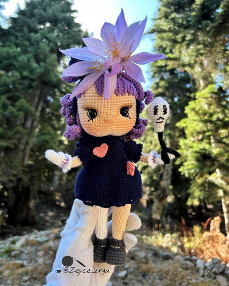 Receita Bruxinha Amigurumi