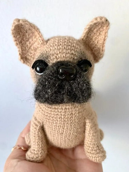 Receita Bulldog Amigurumi