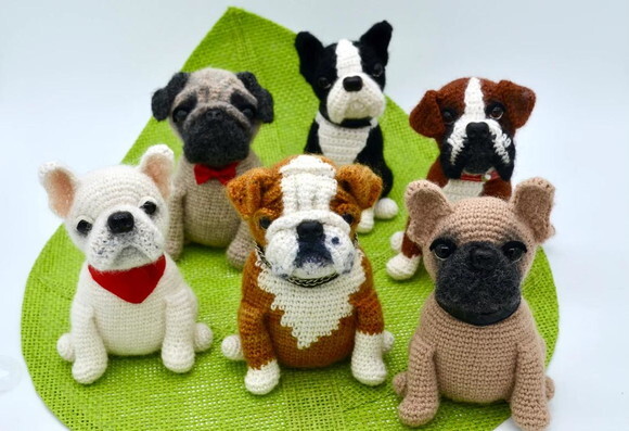 Receita Bulldog Amigurumi