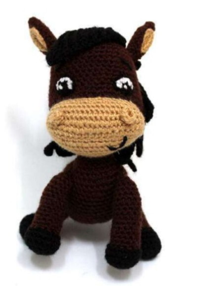 Receita Burrinho Amigurumi