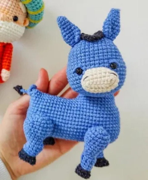 Receita Burrinho Amigurumi