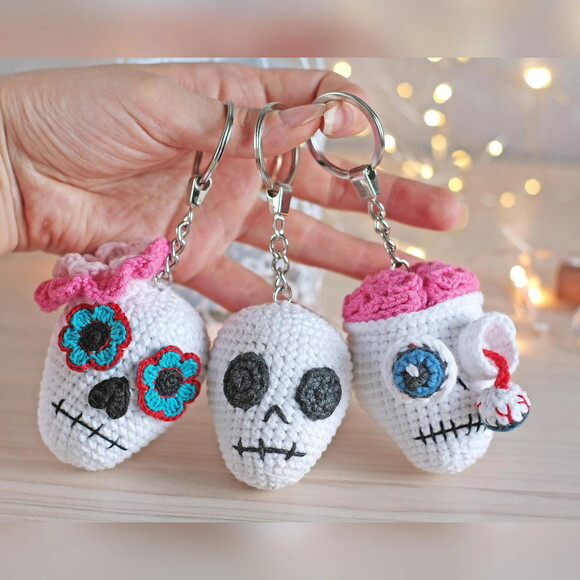 Receita Cabeça Halloween Amigurumi