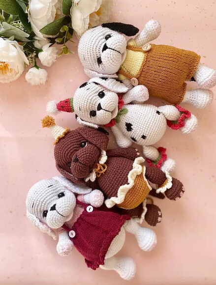 Receita Cachorrinhos Amigurumi