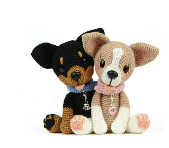 Receita Cachorro amigurumi