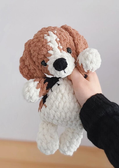 Receita Cachorro Amigurumi