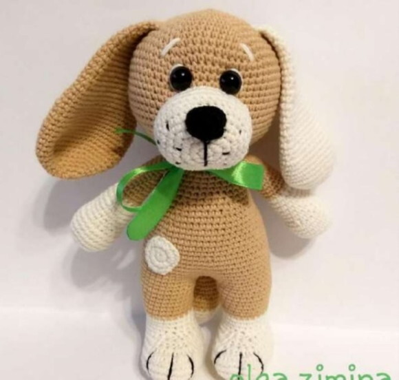 Receita Cachorro Amigurumi