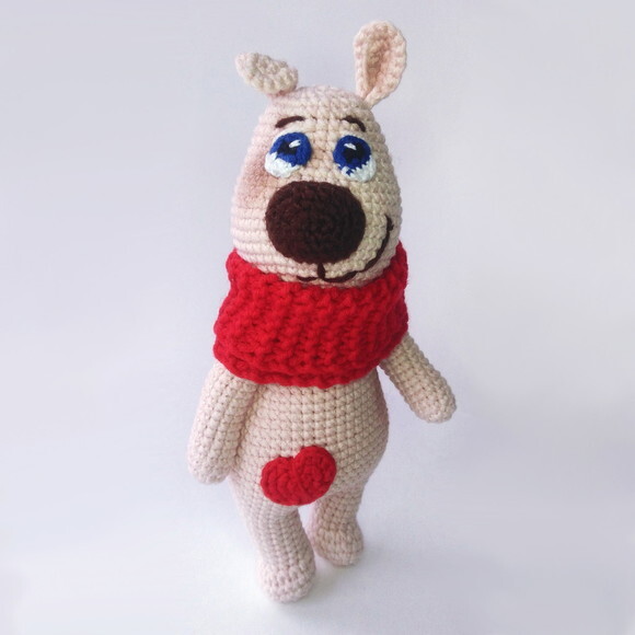 Receita Cachorro Amigurumi