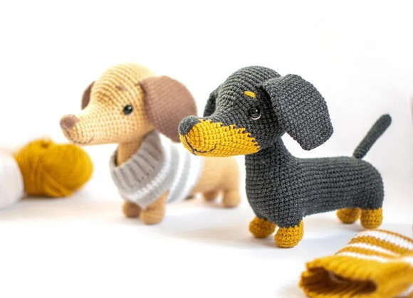 Receita Cachorro Basse Amigurumi