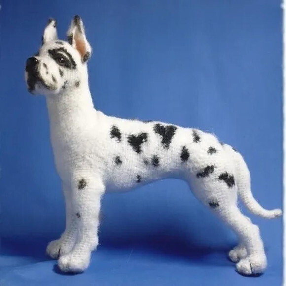 Receita Cachorro Dalmata Amigurumi