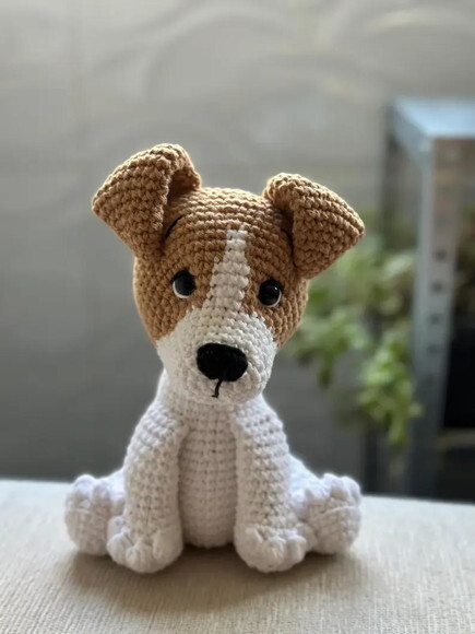 Receita Cachorro Jack Amigurumi