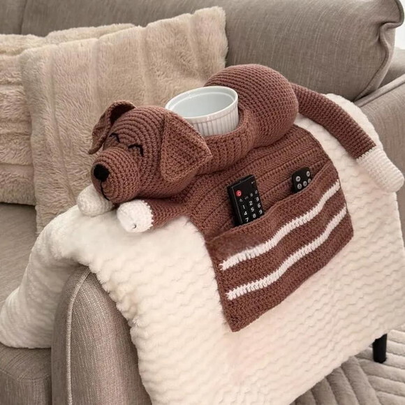 Receita Cachorro Organizador Amigurumi