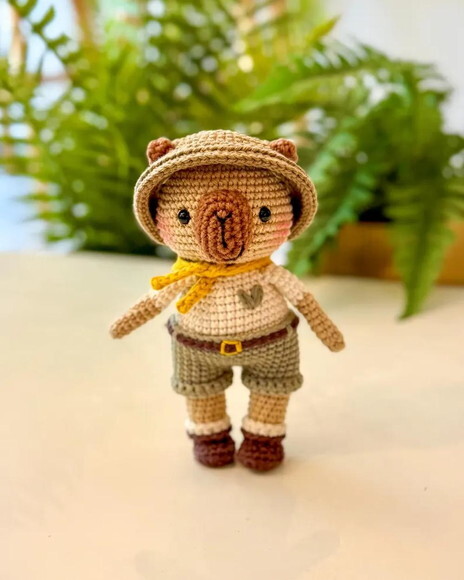 Receita Capivara Amigurumi