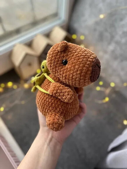 Receita Capivara Amigurumi