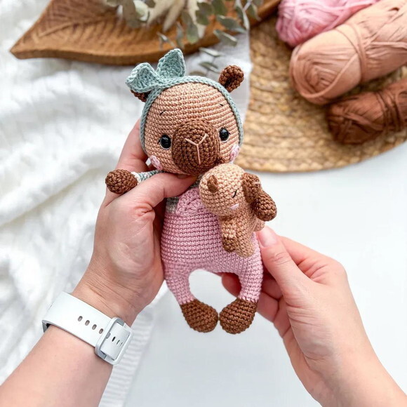 Receita Capivara Amigurumi