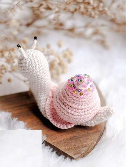 Receita Caracol Amigurumi