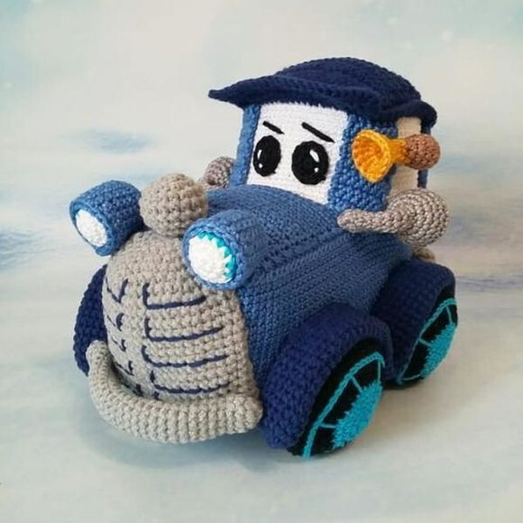 Receita Carro Amigurumi