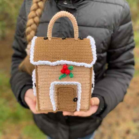 Receita Casinha de Natal Amigurumi