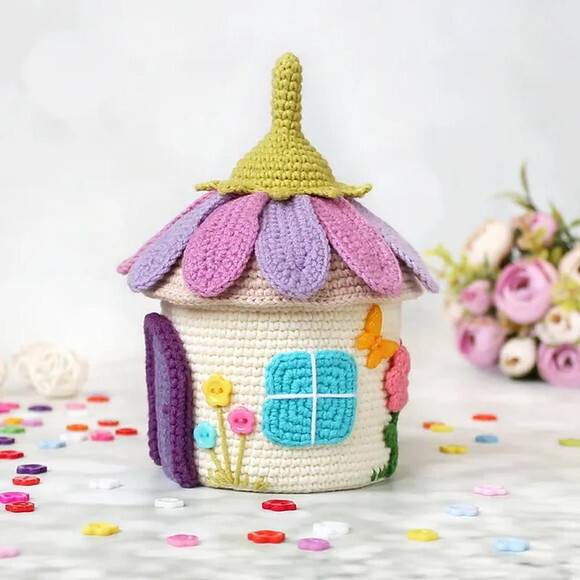 Receita Casinha Amigurumi