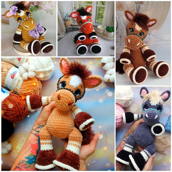 Receita Cavalo Amigurumi
