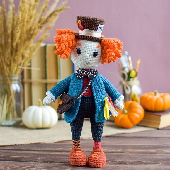 Receita Chapeleiro Amigurumi