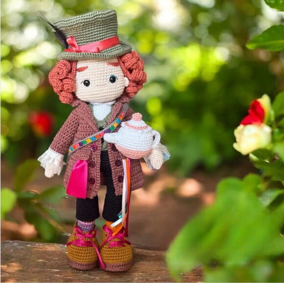 Receita Chapeleiro Amigurumi