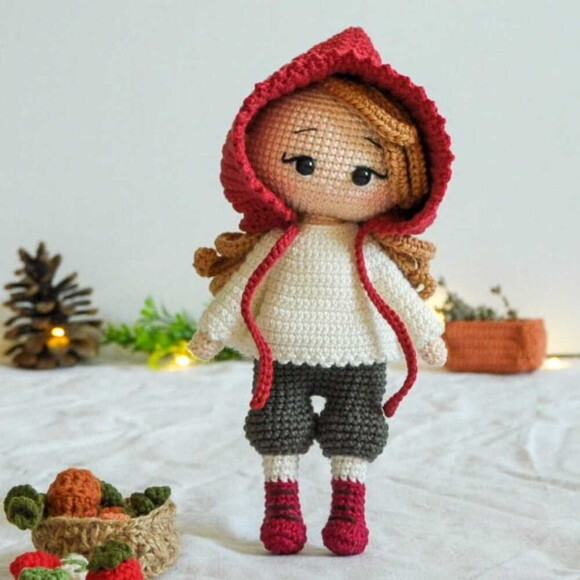 Receita Chapeuzinho Amigurumi