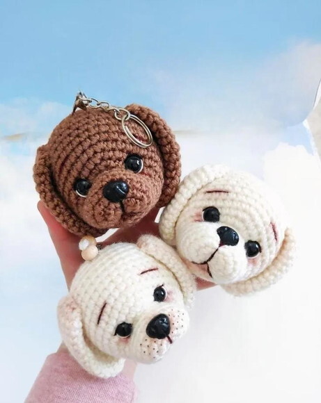 Receita Chaveiro Cachorro Amigurumi