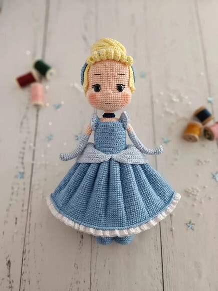 Receita Cindrela Amigurumi