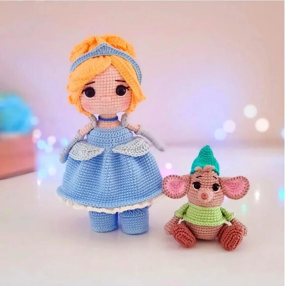 Receita Cinderela Amigurumi
