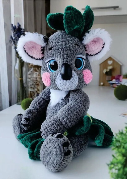 Receita Coala Amigurumi