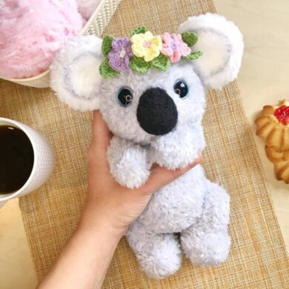 Receita Coala Amigurumi