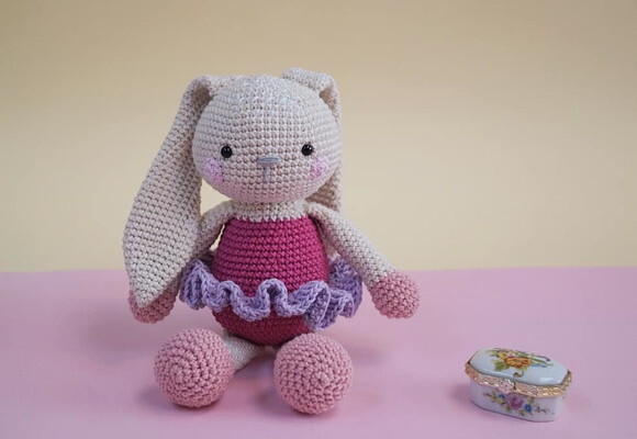 Receita Coelha amigurumi