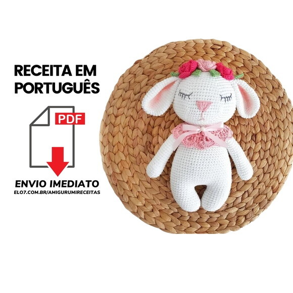 Receita Coelha amigurumi