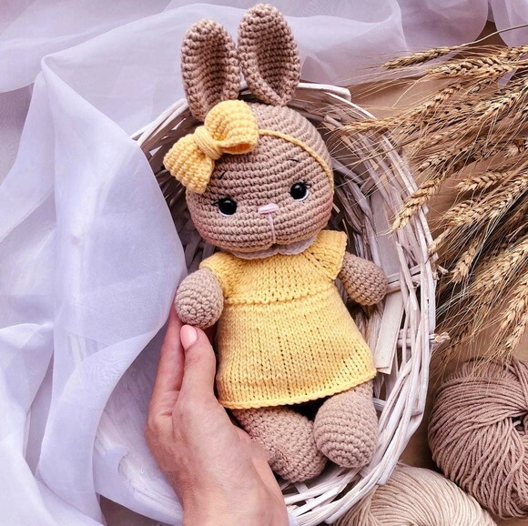 Receita Coelha Amigurumi