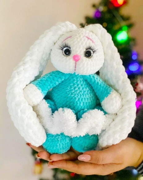 Receita Coelha Orelhuda Amigurumi
