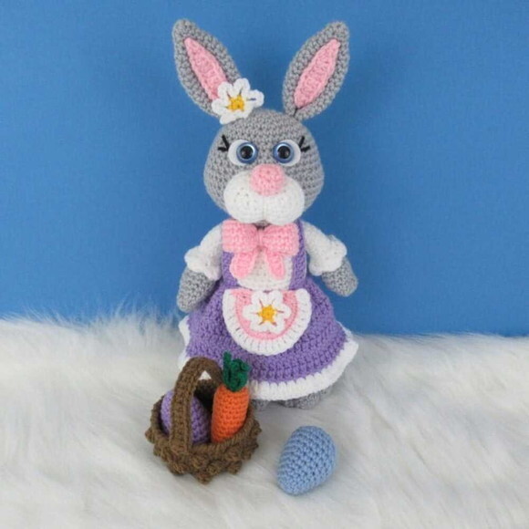 Receita Coelha Pascoa Amigurumi