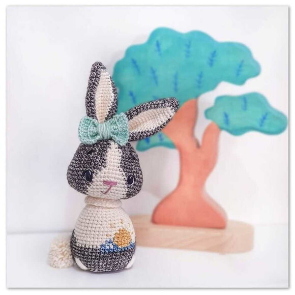 Receita Coelhinha Amigurumi