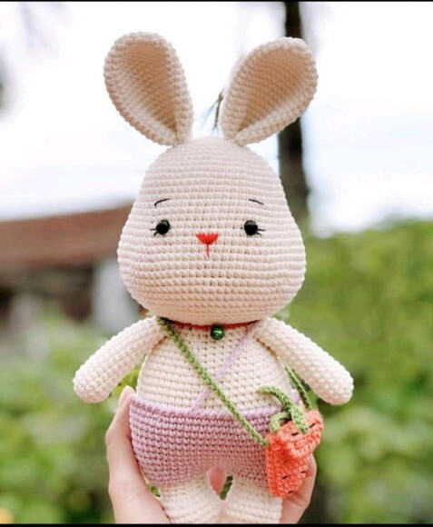 Receita Coelho amigurumi