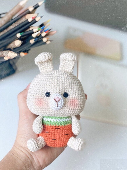 Receita Coelho Amigurumi
