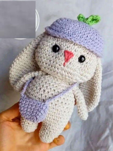 Receita Coelho Amigurumi