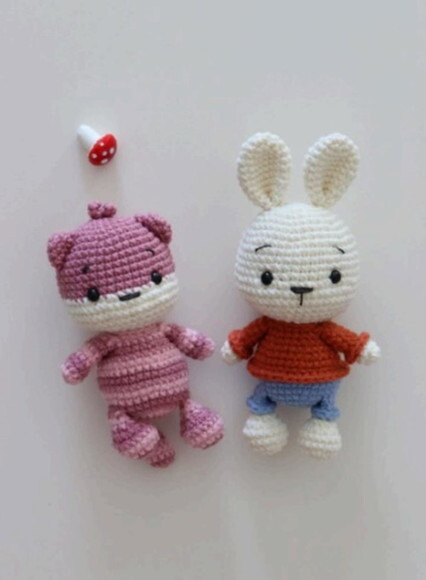 Receita Coelho e Gato Alice Amigurumi
