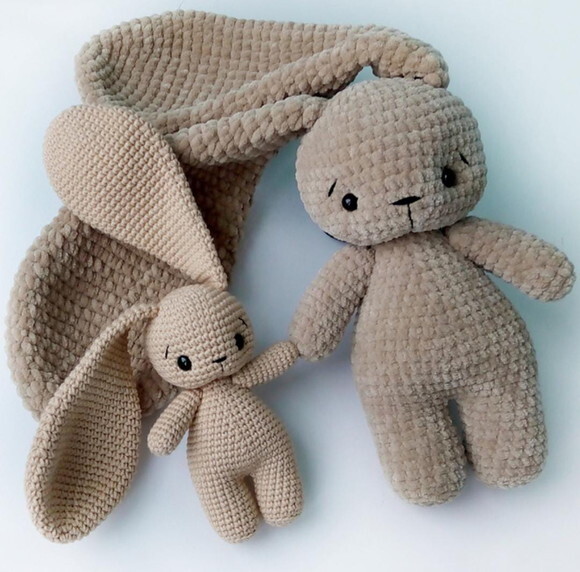 Receita Coelho Orelhudo Amigurumi