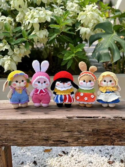 Receita Coelhos Amigurumi