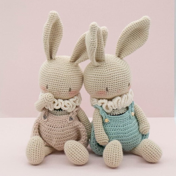 Receita Coelhos Amigurumi