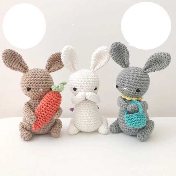 Receita Coelhos Amigurumi