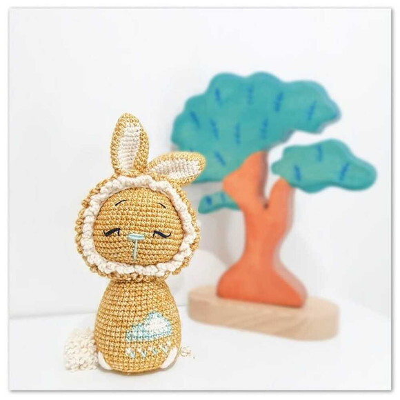 Receita Coelhos de Pascoa Amigurumi