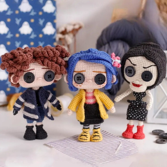 Receita Coraline Amigurumi